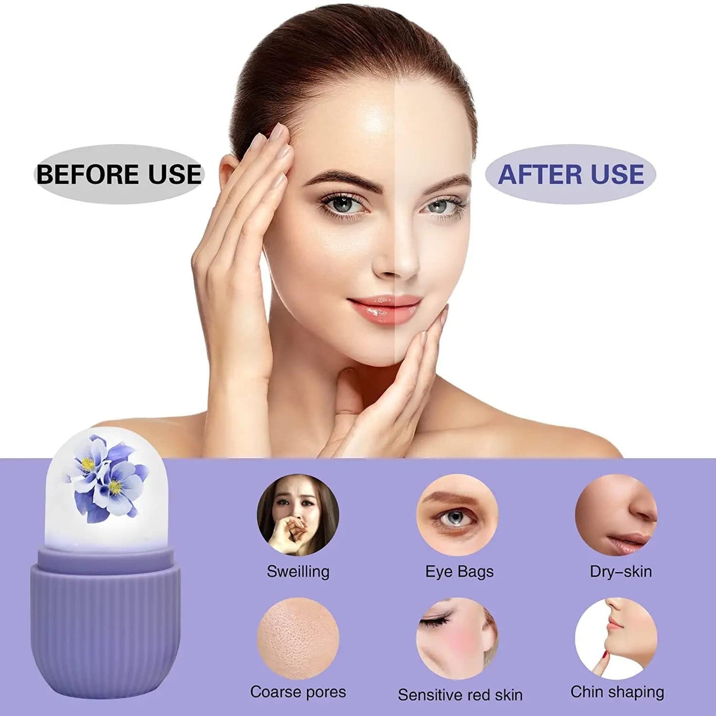 Purple Beauty Ice Roller