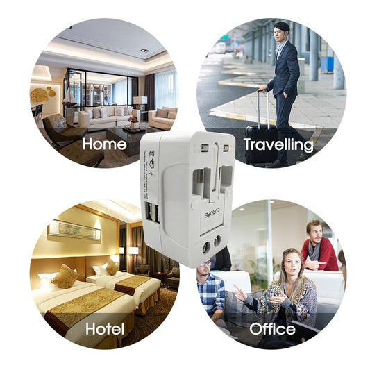 All-in-One USB Travel Adapter Wukusy