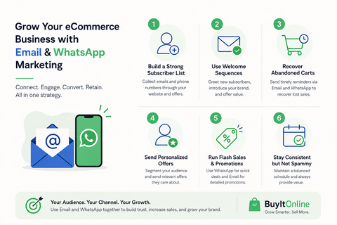 Email & WhatsApp Marketing Strategies for eCommerce