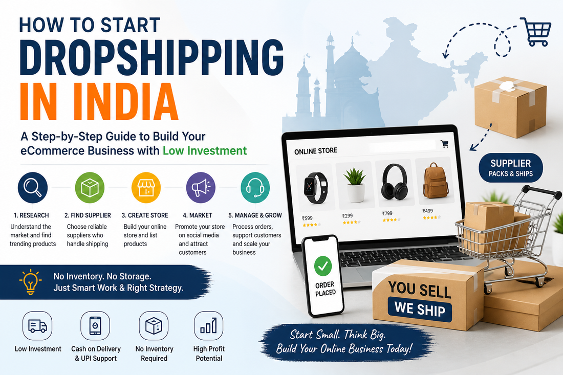 Step-by-Step Guide to Start Dropshipping in India