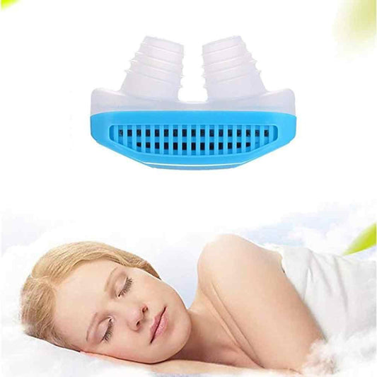 2-in-1 Anti-Snoring Nose Clip with Air Purifier for Better Sleep