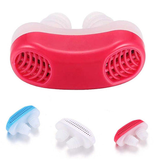 2-in-1 Anti-Snoring Nose Clip with Air Purifier for Better Sleep