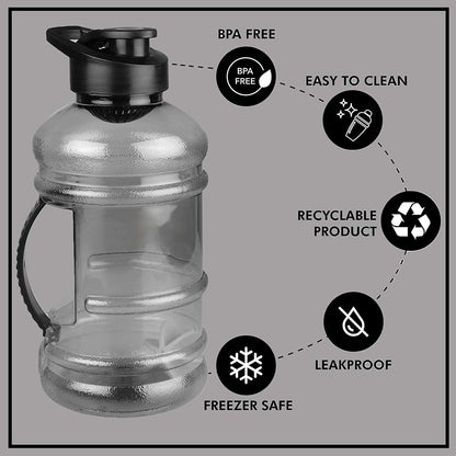 Daily Use Water Bottle – 1.5L with Mixer & Strainer