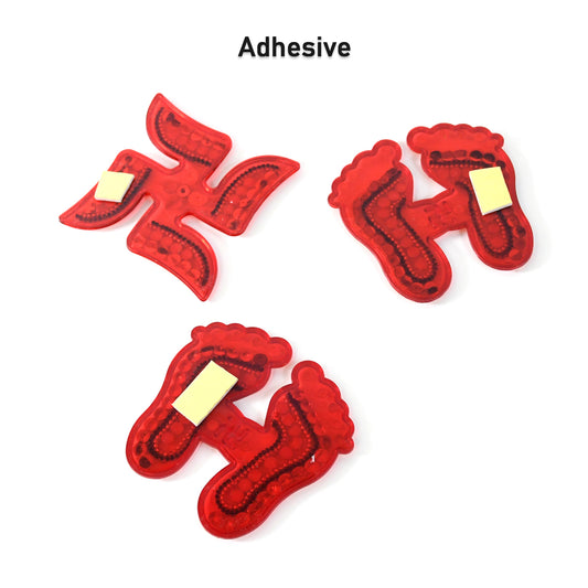Decorative Laxmi Charan (Pagla)  Swastik Combo Set (3pc Set) Wukusy