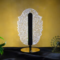 Elegant Feather Shape Crystal Table Lamp Wukusy