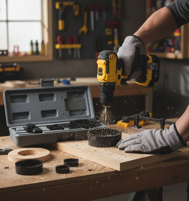 12 Pc Hole Saw Kit