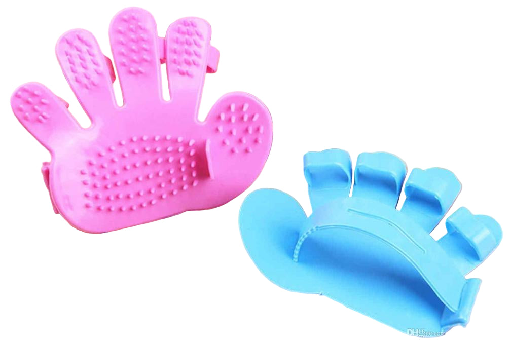 Rubber Pet Grooming Glove - BuyItOnline