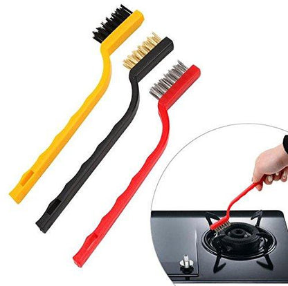 3 Pc Mini Wire Brush Set