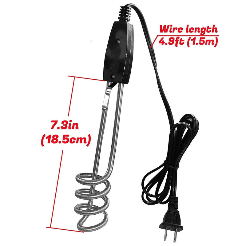 Portable Electric Immersion Water Heater(1000W) Wukusy