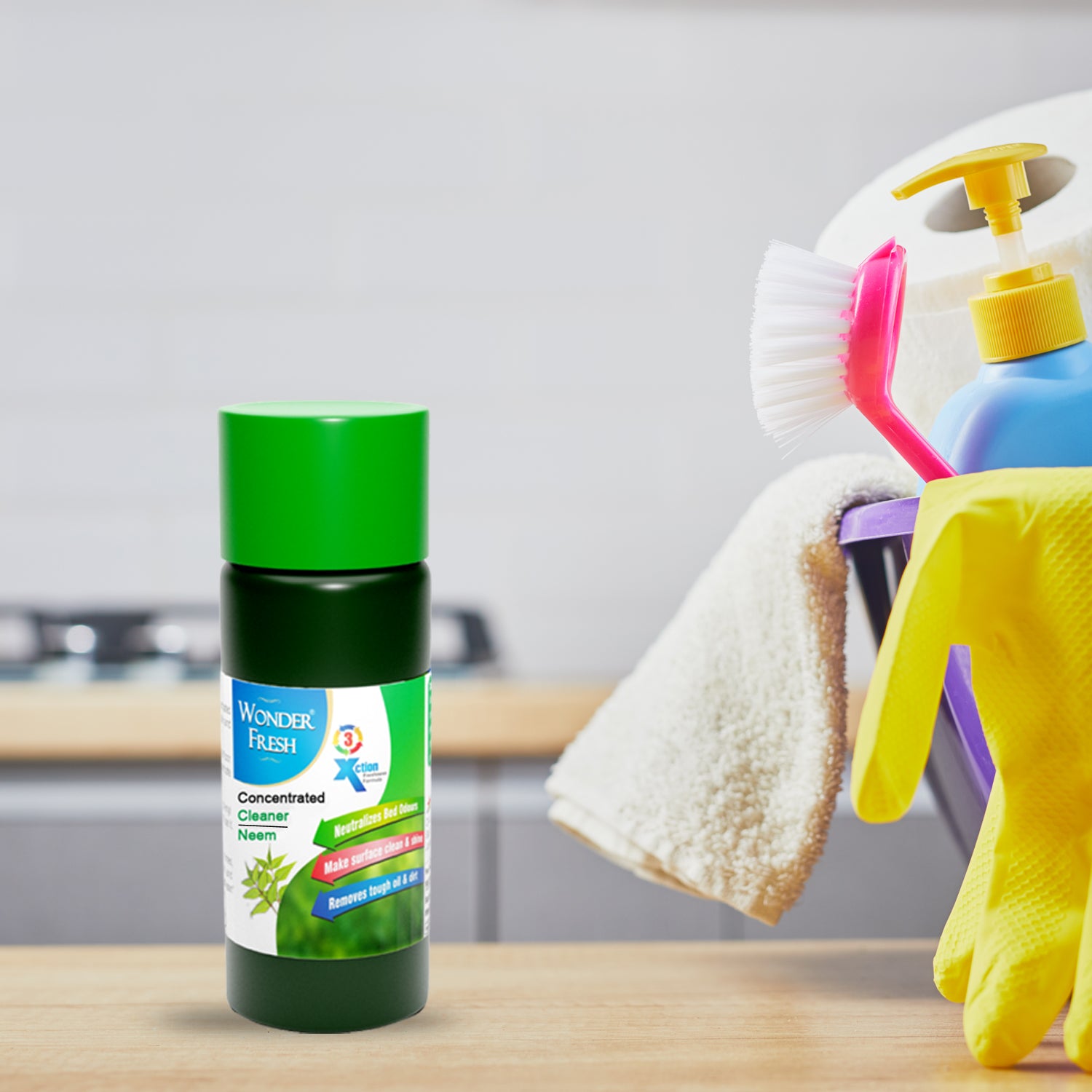 6288 Mop Floor Surface Cleaner Liquid - Disinfectant Insect Repellent Wukusy