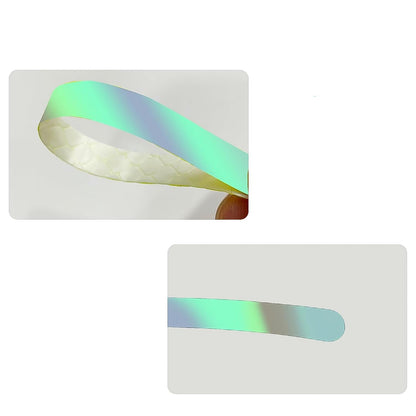 Multicolored Reflective Car Wheel Hub Stickers