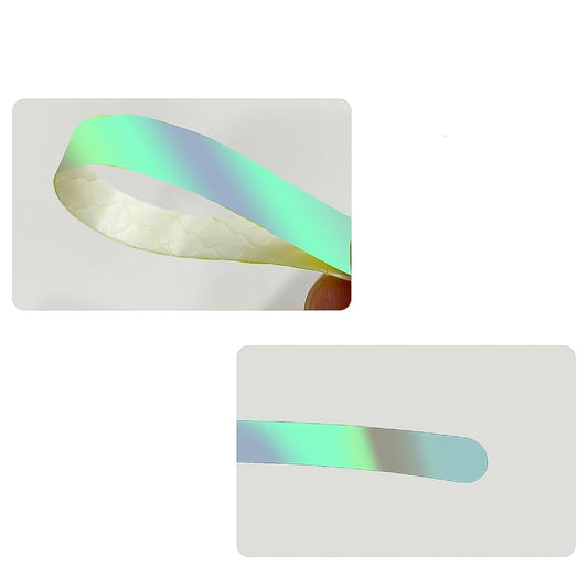 Multicolored Reflective Car Wheel Hub Stickers