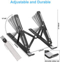 Adjustable Laptop Stand Holder With Built-in Foldable Legs And High Quality Fibre Wukusy