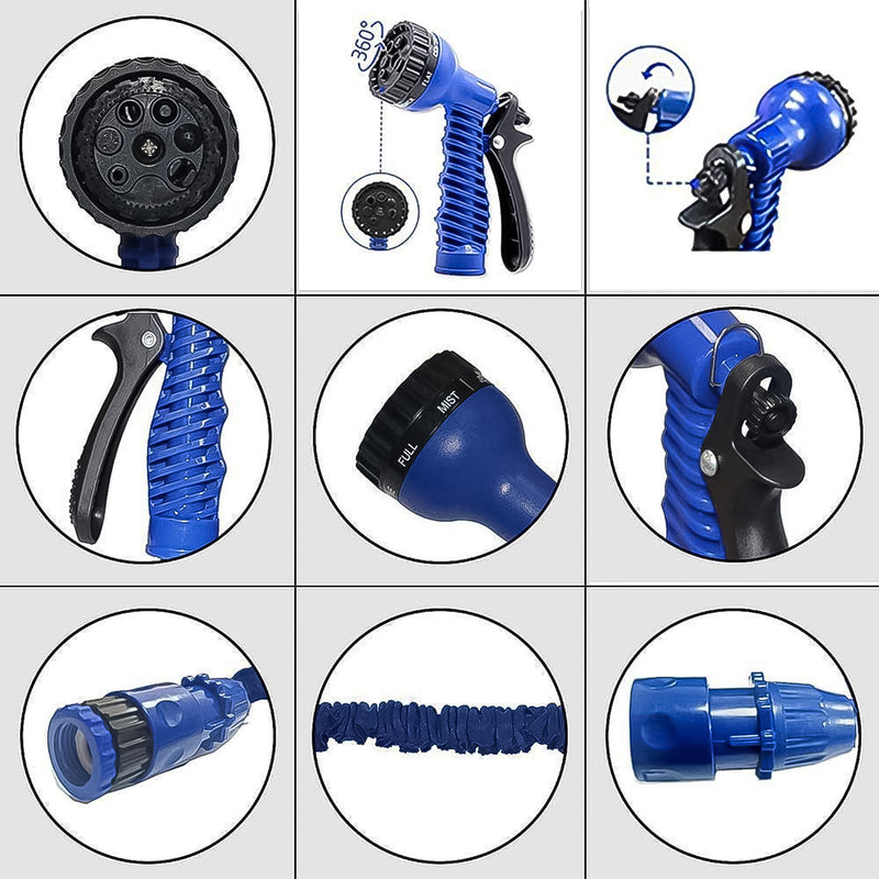 Expandable Magic Garden Hose with Spray Gun - BuyItOnline