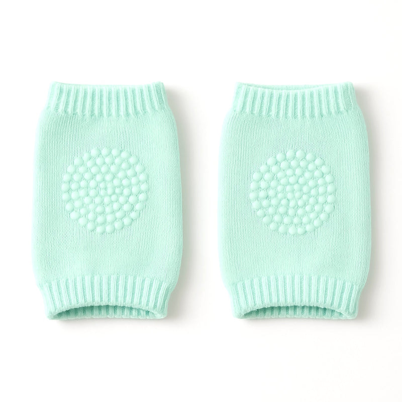 Mint Green Toddler Wool Knit Leg Warmer (Knee Guard) Wukusy