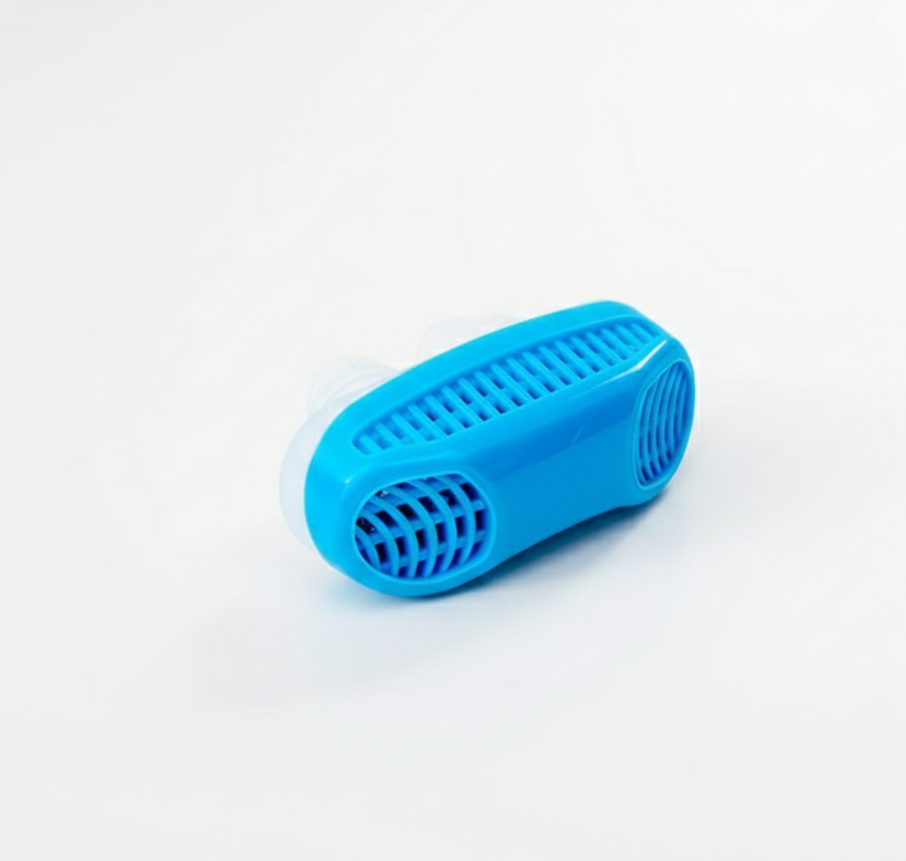 2-in-1 Anti-Snoring Nose Clip with Air Purifier for Better Sleep