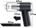 2 in 1 Vacuum Cleaner - Handheld Vacuum Car Cleaner Air Duster Wireless Rechargeable Home 219eaz-qw