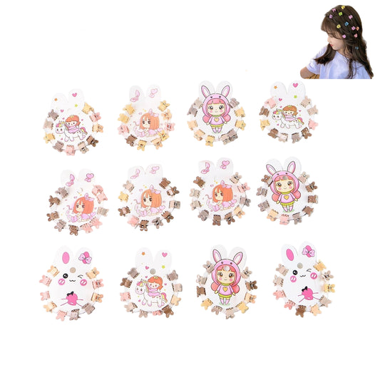 Mini Claw Hair Clips Set For Girls