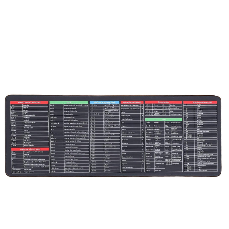 Shortcut Keyboard Mat Mouse Pad Wukusy