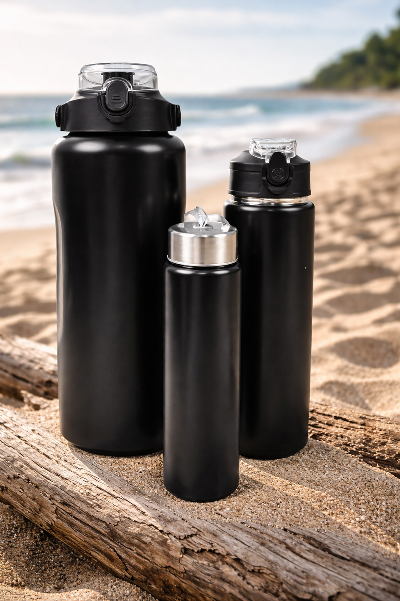 3-in-1 Stainless Steel Insulated Water Bottles Wukusy