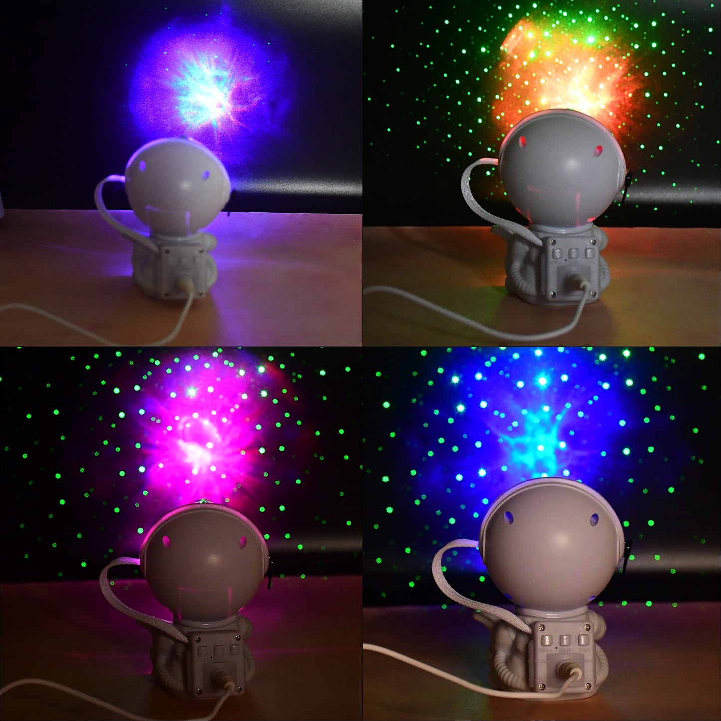 Premium Astronaut Galaxy Projector Night Light With Remote Control Wukusy
