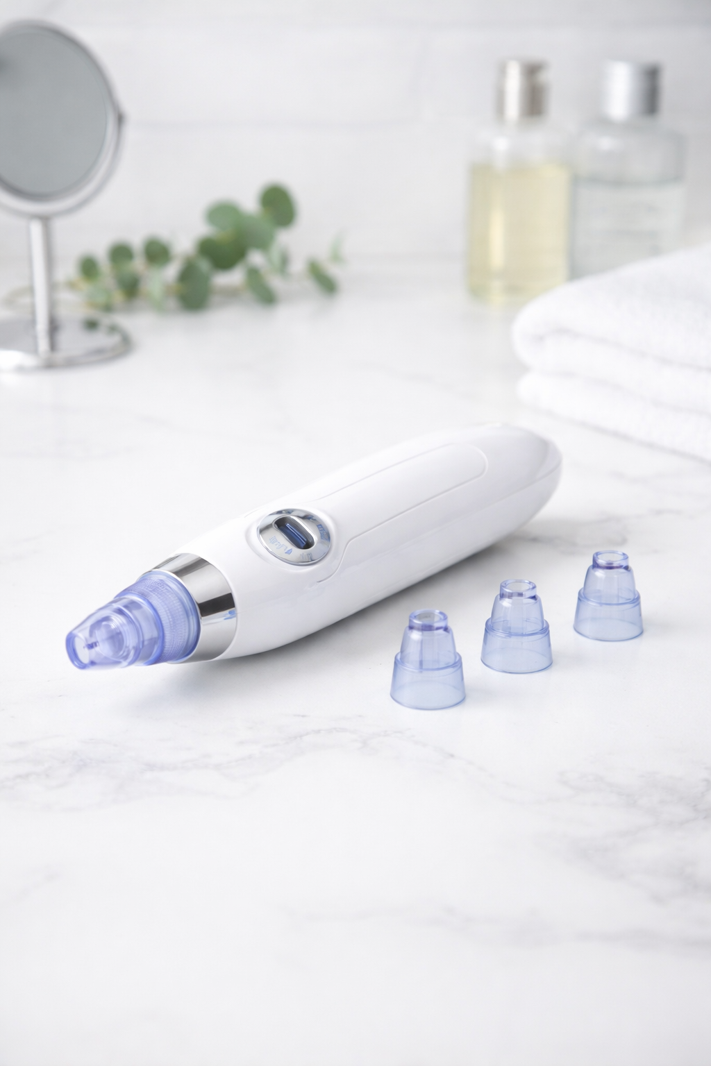 4 In 1 Blackhead Whitehead Extractor Remover Device Acne Pimple Pore Cleaner (Vacuum Suction Tool) Wukusy