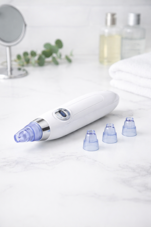 4 In 1 Blackhead Whitehead Extractor Remover Device Acne Pimple Pore Cleaner (Vacuum Suction Tool) Wukusy