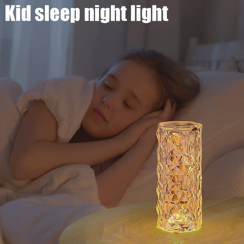 Diamond Crystal Table Lamp Wukusy