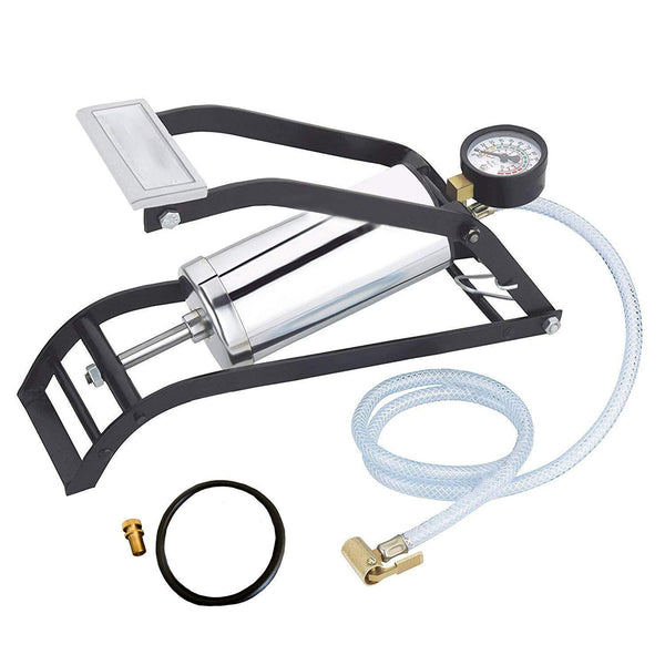 Heavy Steel Foot Pump for Car & Bike Tires - BuyItOnline