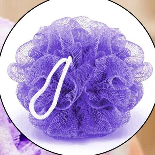 Bath Shower Loofah Sponge Pouf Body Scrubber - BuyItOnline