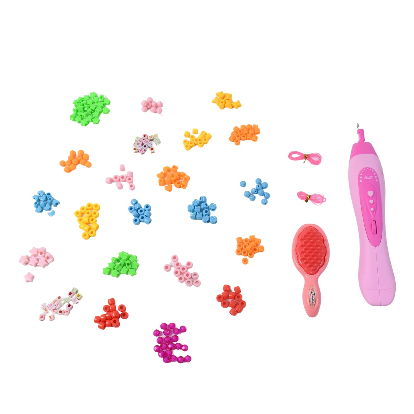Hair Styling Clasp Clips & Beads Kit