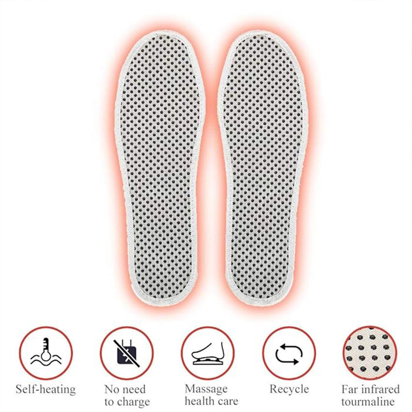 Self-Heating Magnetic Insoles