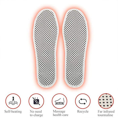 Self-Heating Magnetic Insoles