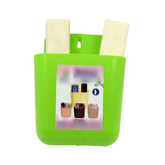 4473 Multipurpose Wall Holder  Mobile Holder  Stationary Storage  Bathroom Accessories  Remote Holder  Makeup Brush Holder  Useful In Office Kitchen Drawing Room 2 Section Stand (1 Pc ) Wukusy