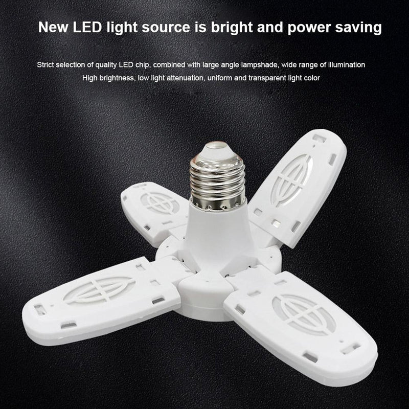 Fan Blade Foldable LED Bulb Wukusy