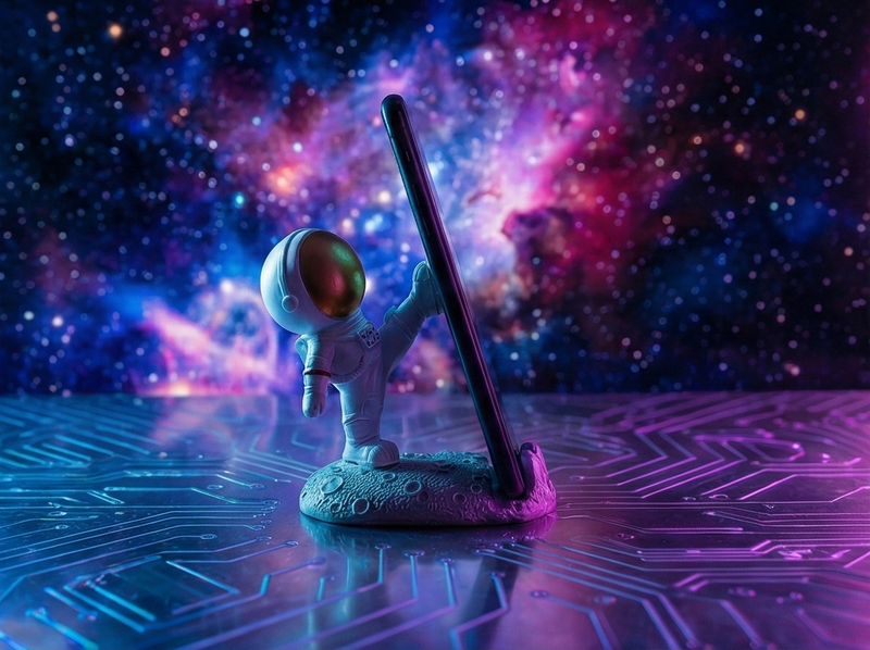 Astronaut Phone Stand - 3D Spaceman Holder Wukusy