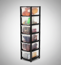 6 Layer Modular Plastic Drawer Storage Cabinet