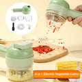 4 in 1 Portable Electric Vegetable Cutter Set 219eaz-qw