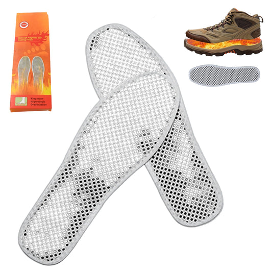 Self-Heating Magnetic Insoles