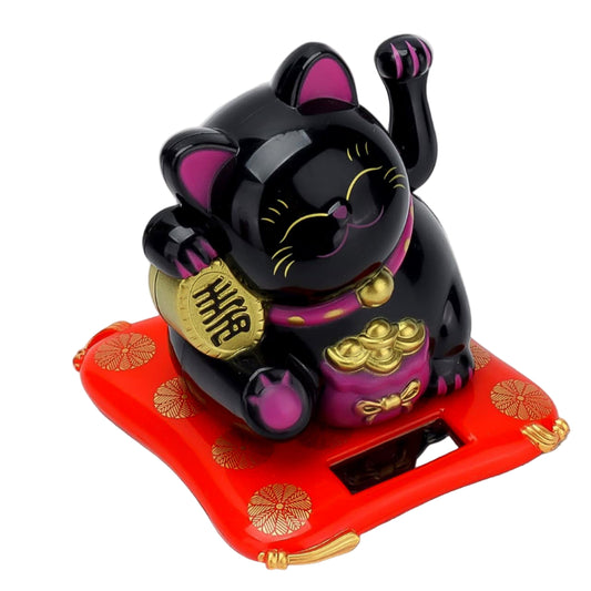 Solar Powered Waving Lucky Cat.