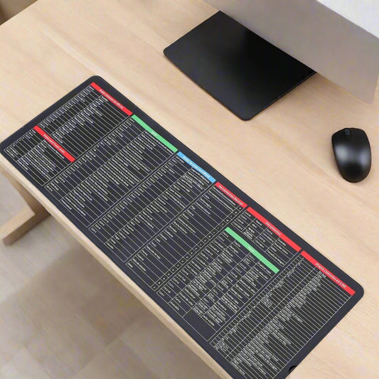 Shortcut Keyboard Mat Mouse Pad