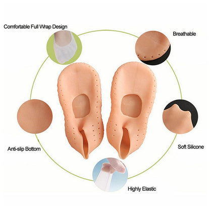 Heel Repair Silicone Socks – Moisturizing & Protective