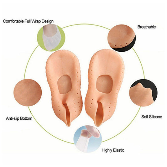 Heel Repair Silicone Socks – Moisturizing & Protective