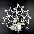 12 Stars LED Curtain String Lights Wukusy