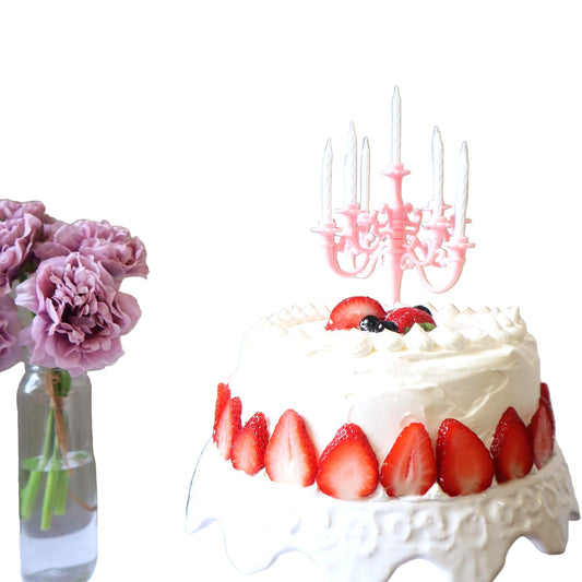 Luxury Birthday Cake Candles with Stand.