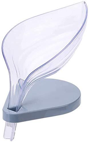 1097 Leaf Shape Soap Box Self Draining Bathroom Soap Holder Wukusy