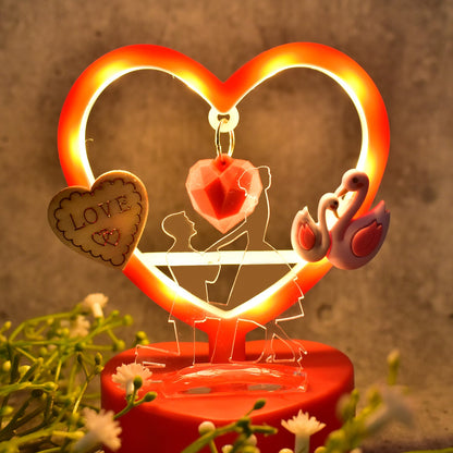 Heart-shaped Decorative Love Showpiece (1 Pc) Wukusy