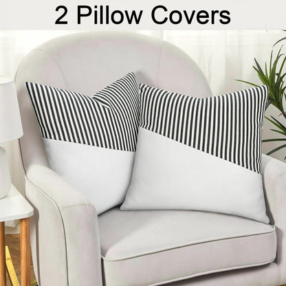 Decorative Pillow Covers Cushion Cases Soft Cotton (26  26 Inch  1 Pair  2 Pc) Wukusy