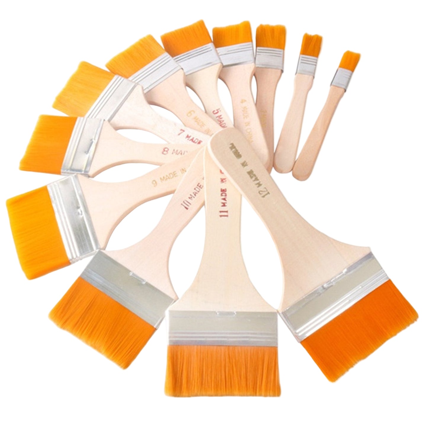 Artistic Flat Painting Brush Set