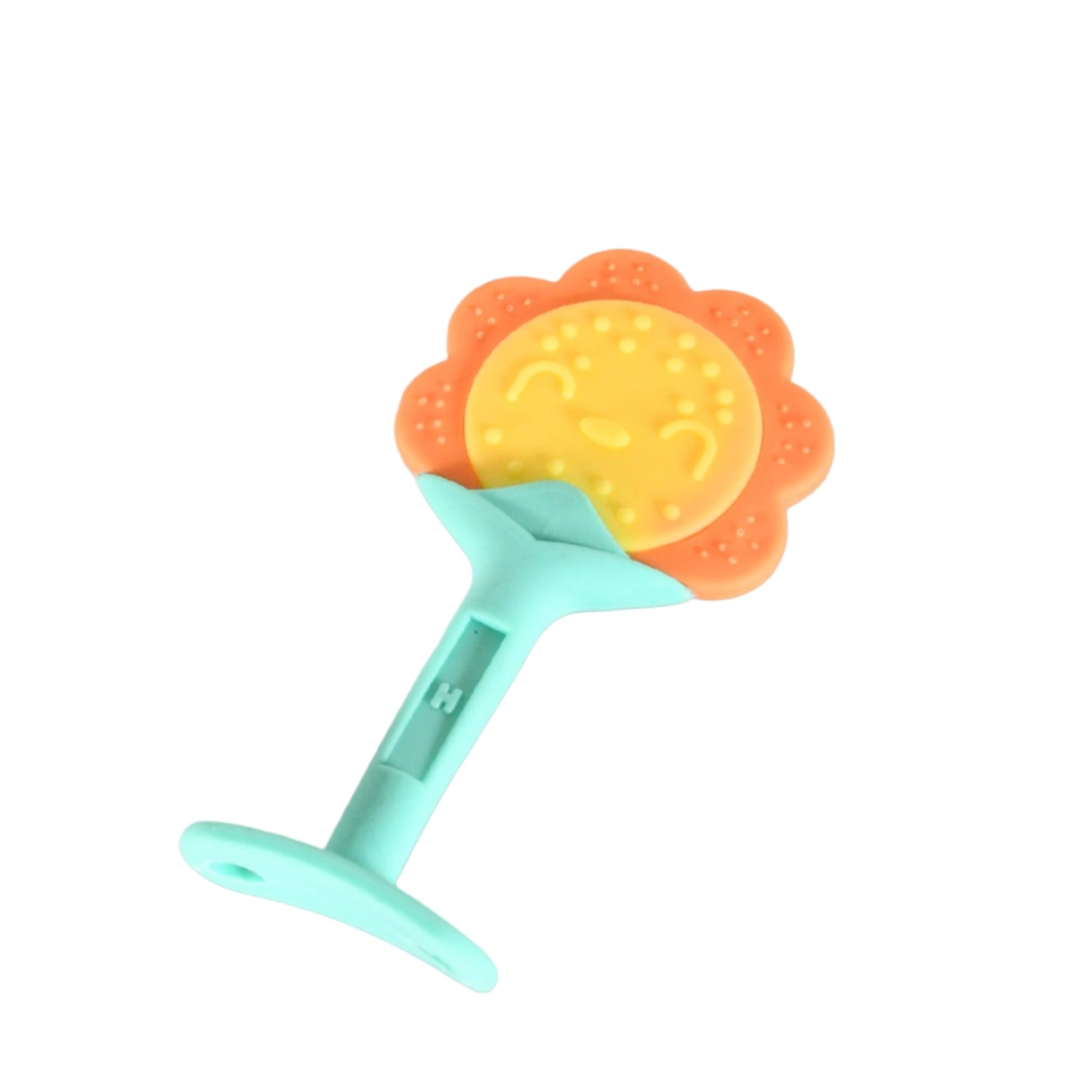 Baby Teether – Food-Grade Sunflower Design